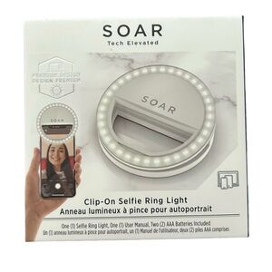 NEW IN BOX Soar Selfie Ring Light